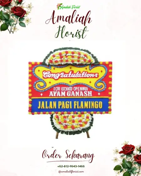 Sewa Papan Bunga Gedung Pernikahan Jakarta Selatan